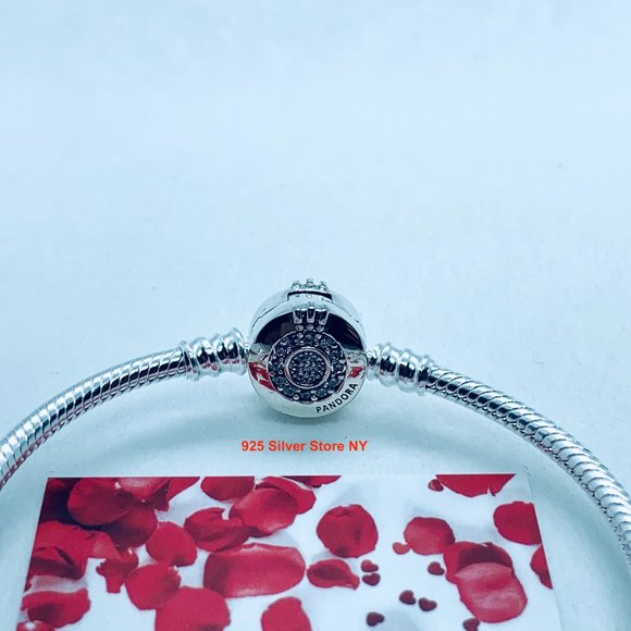 Pandora Moments SPARKLING CROWN O SNAKE Bracelet - Picture 10 of 10